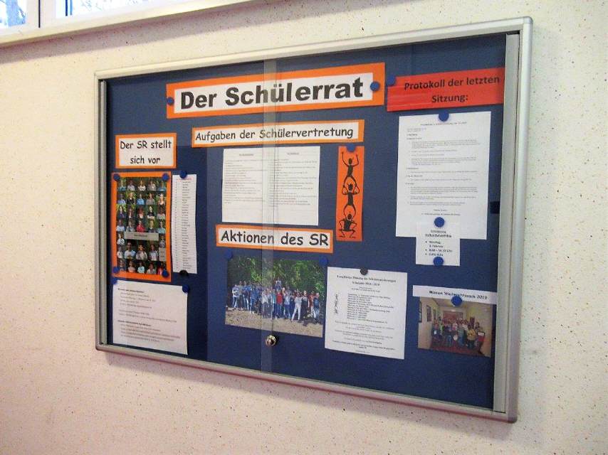 Schaukasten des Schlerrats